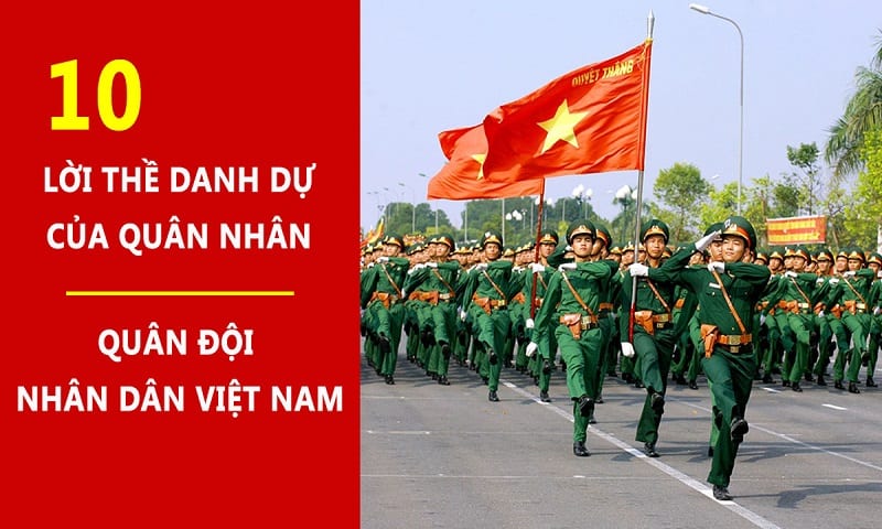 10 lời thề Quân đội nhân dân Việt Nam