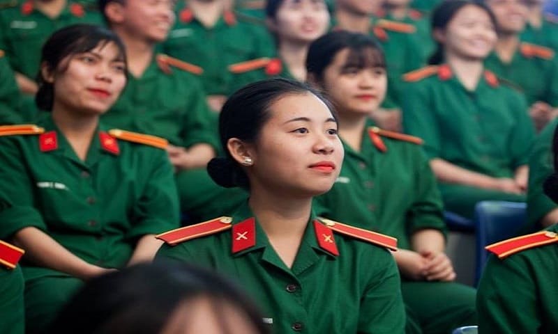 Danh sách các trường quân đội tuyển nữ